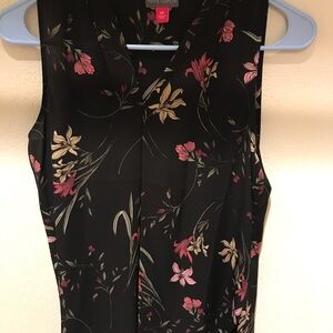 Floral Sleeveless Blouse